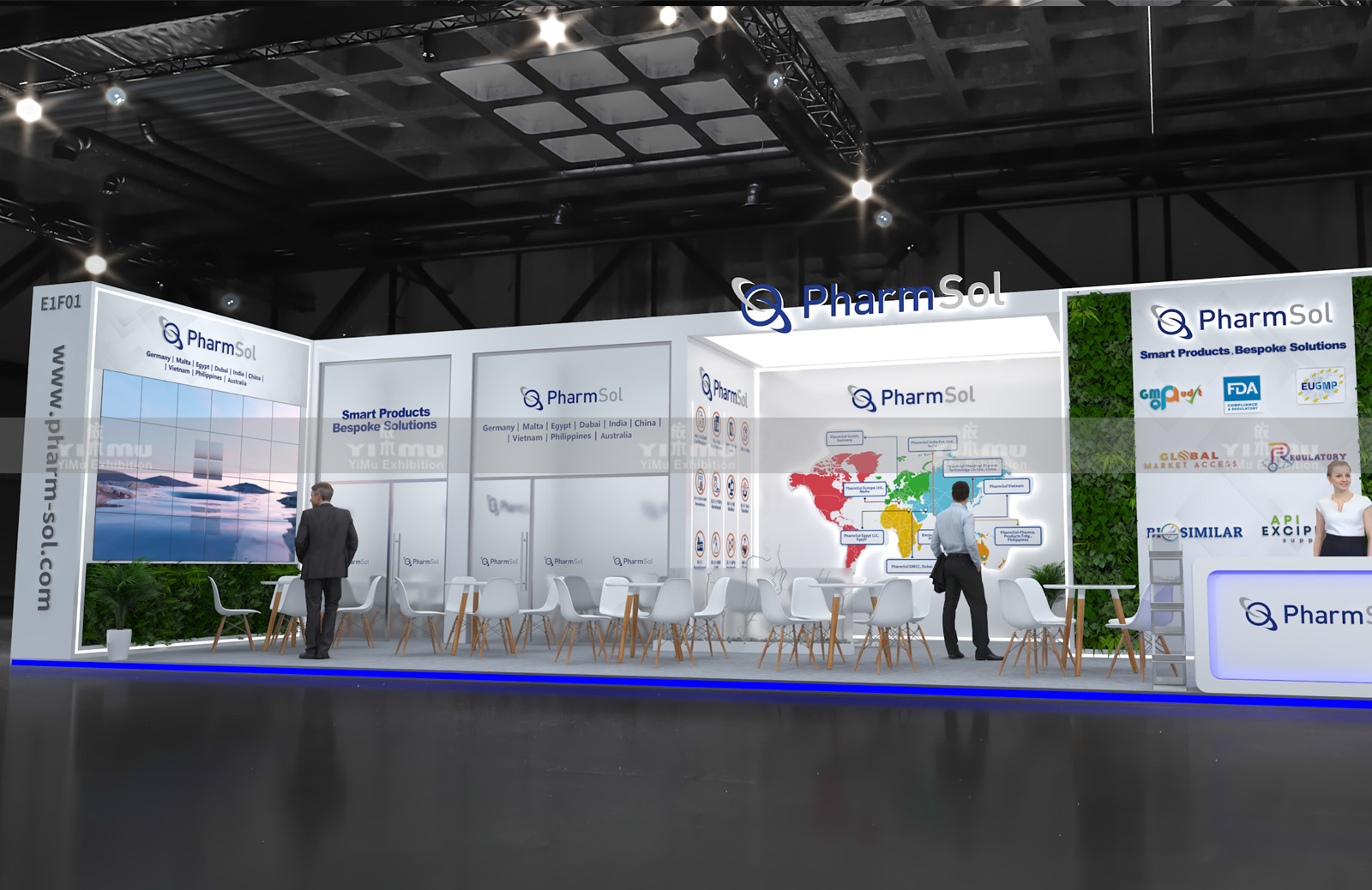 上海制药展CPHI展台设计公司