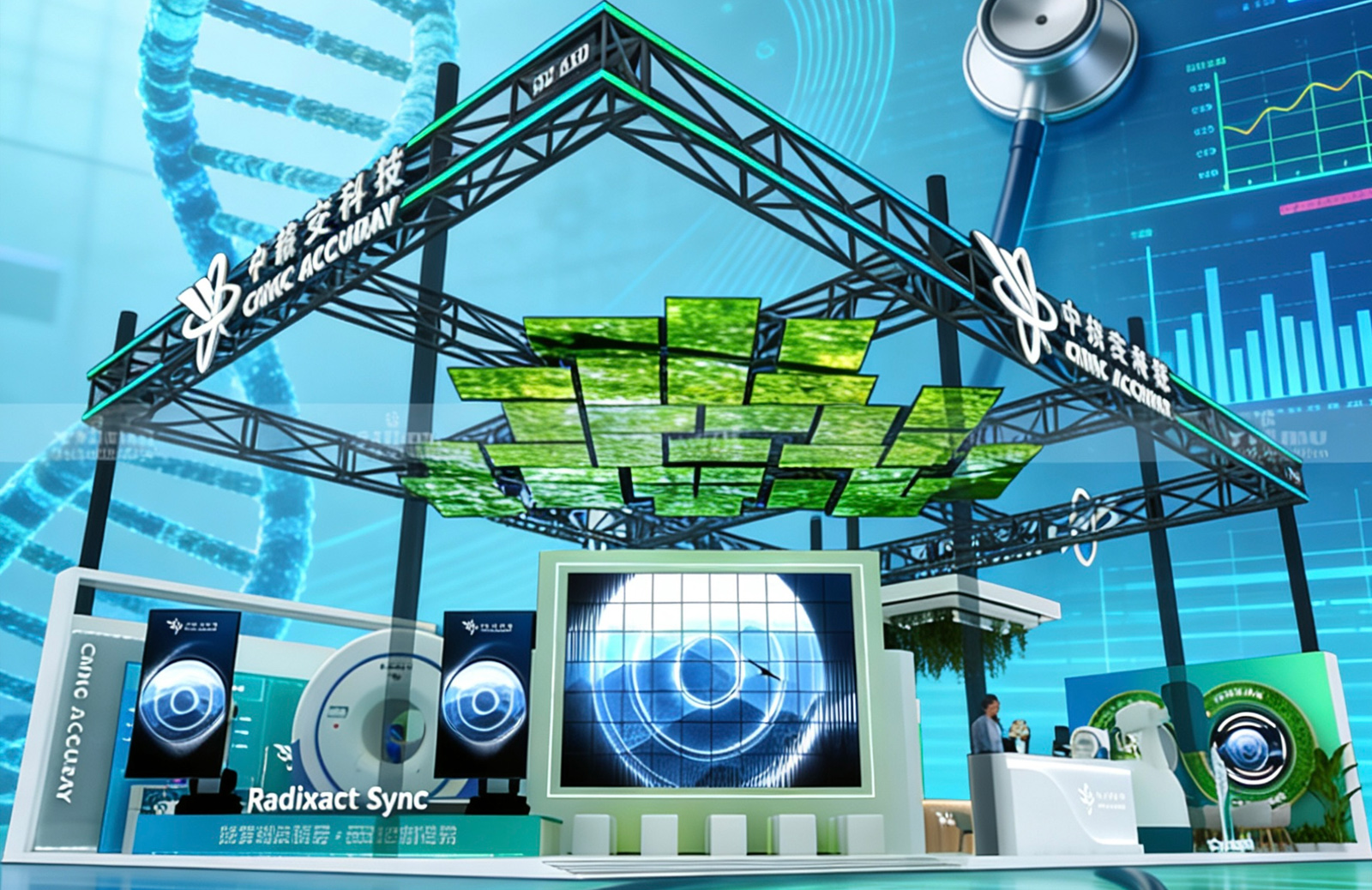 上海医疗展展台设计