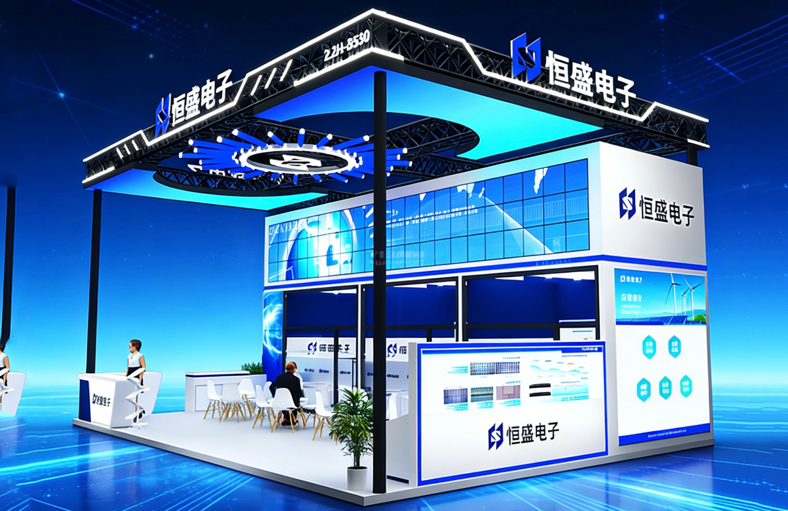 上海光伏展展台设计公司