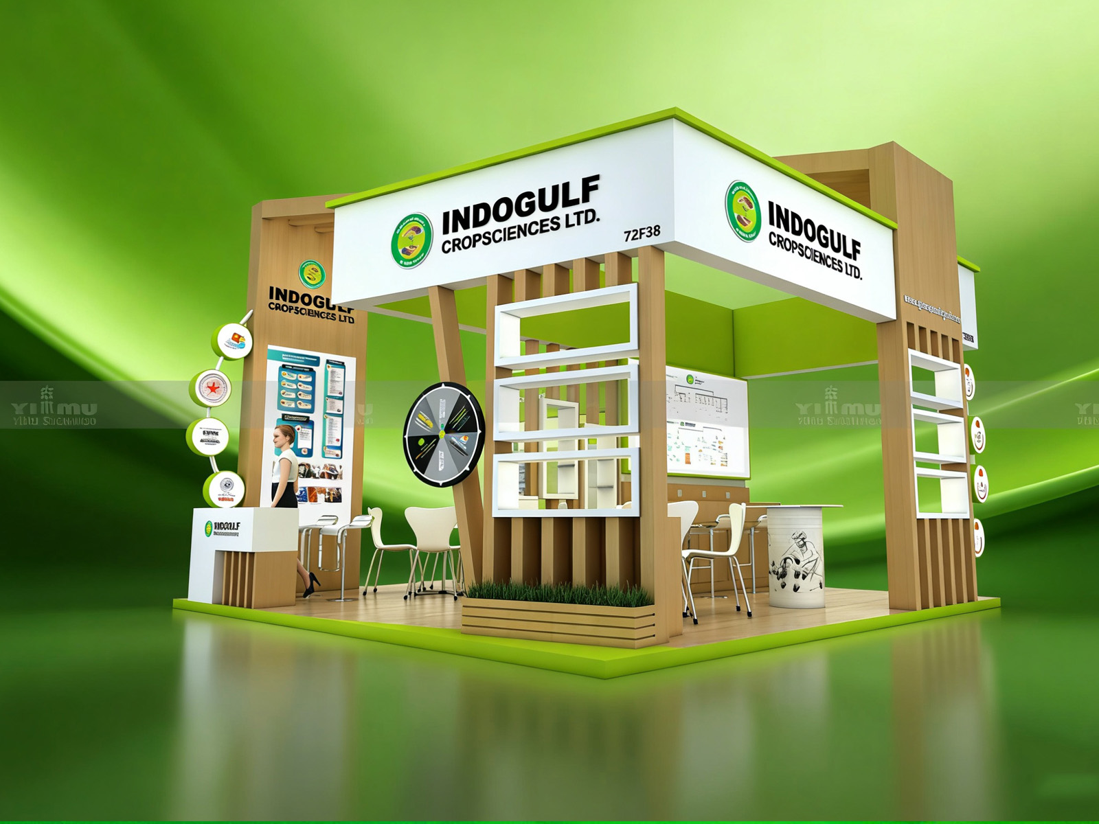 INDOGULF-2025上海农化展展台设计搭建案例