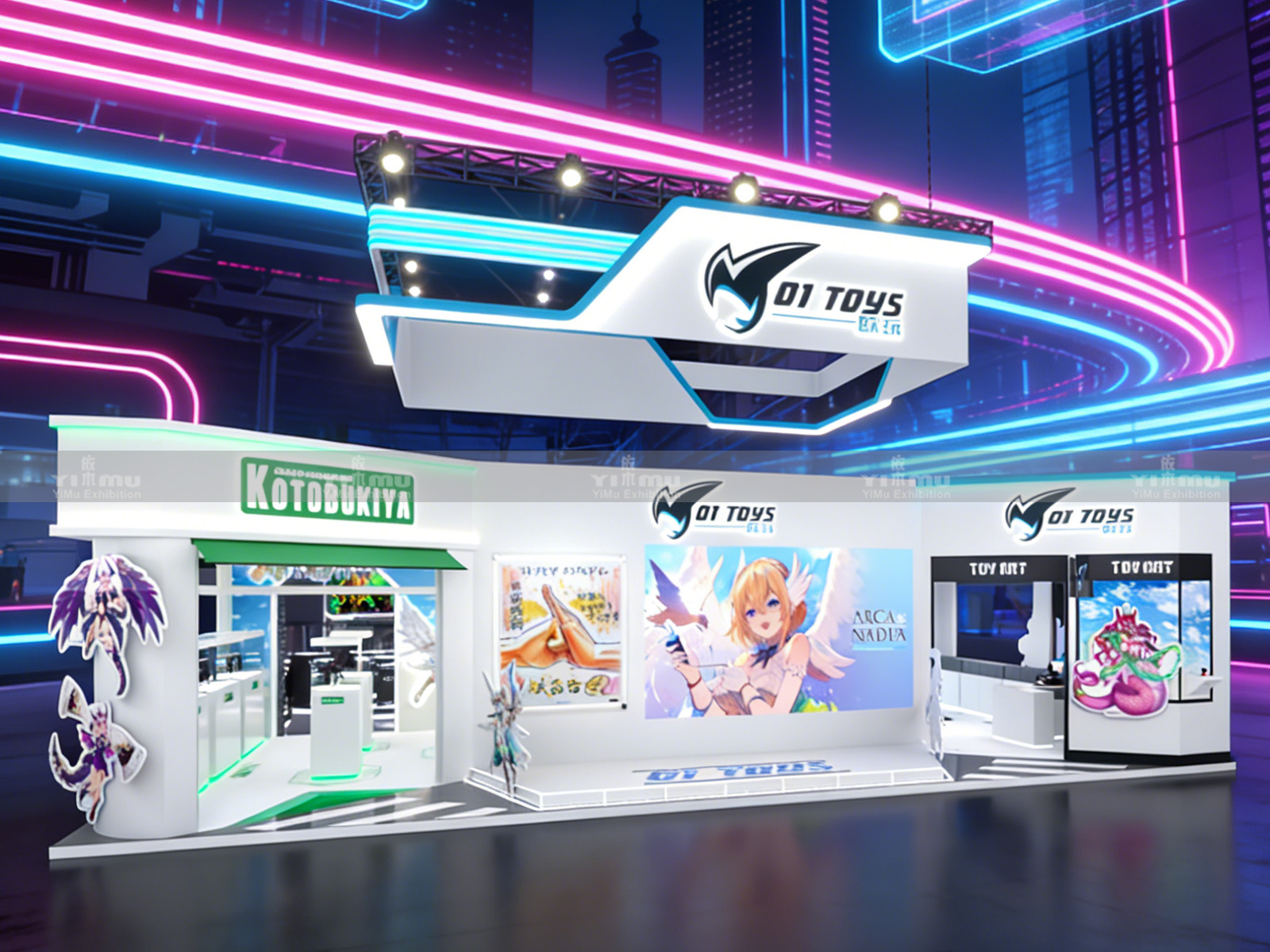01TOYS-2025上海WF展台设计搭建案例