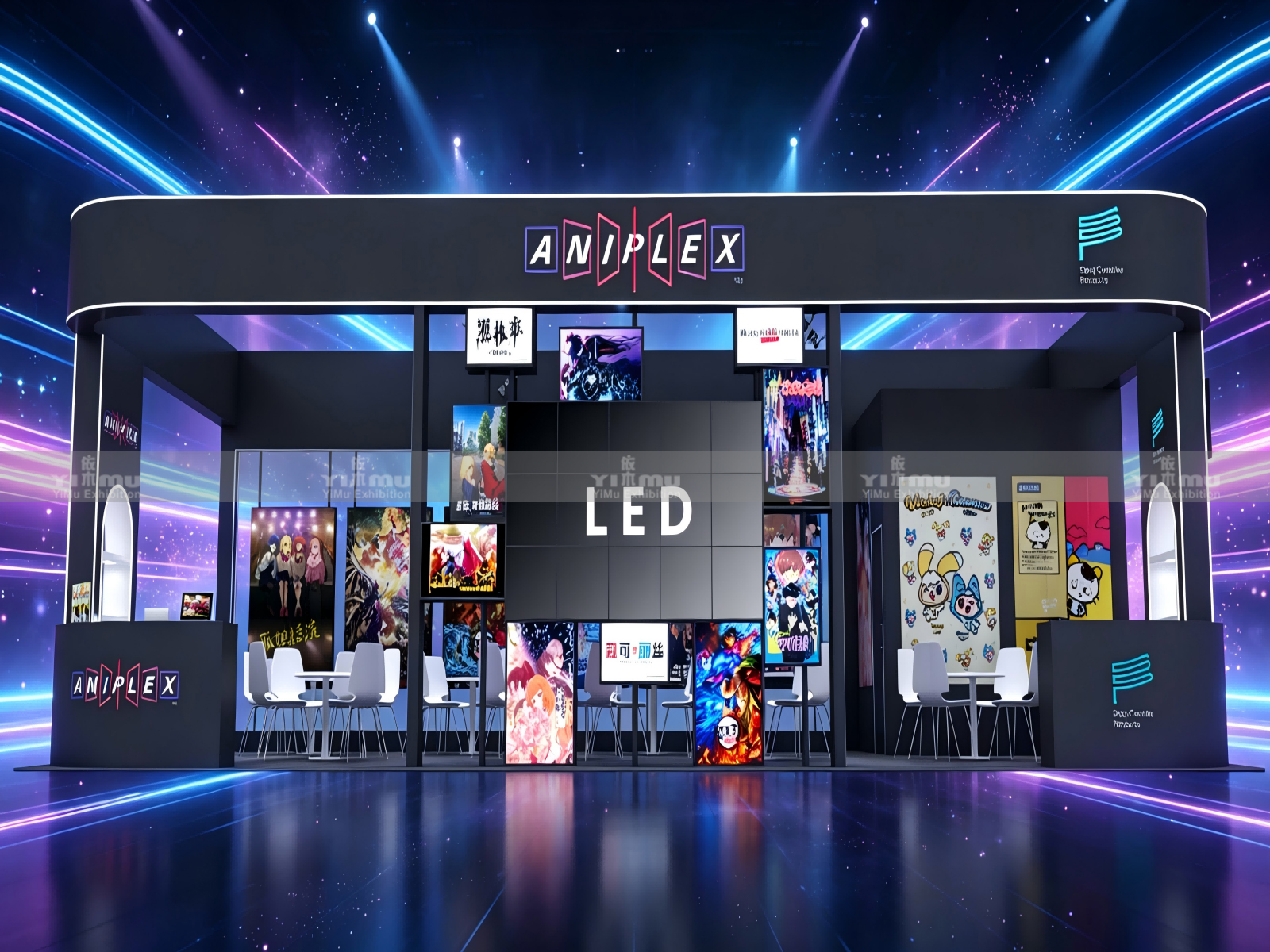 ANIPLEX-2026上海授权展展台设计搭建案例