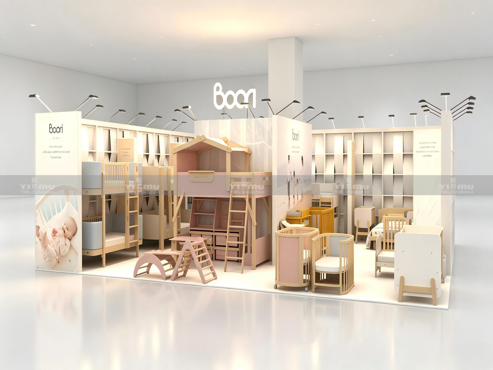 Boori-2026德国婴童展展台设计搭建案例