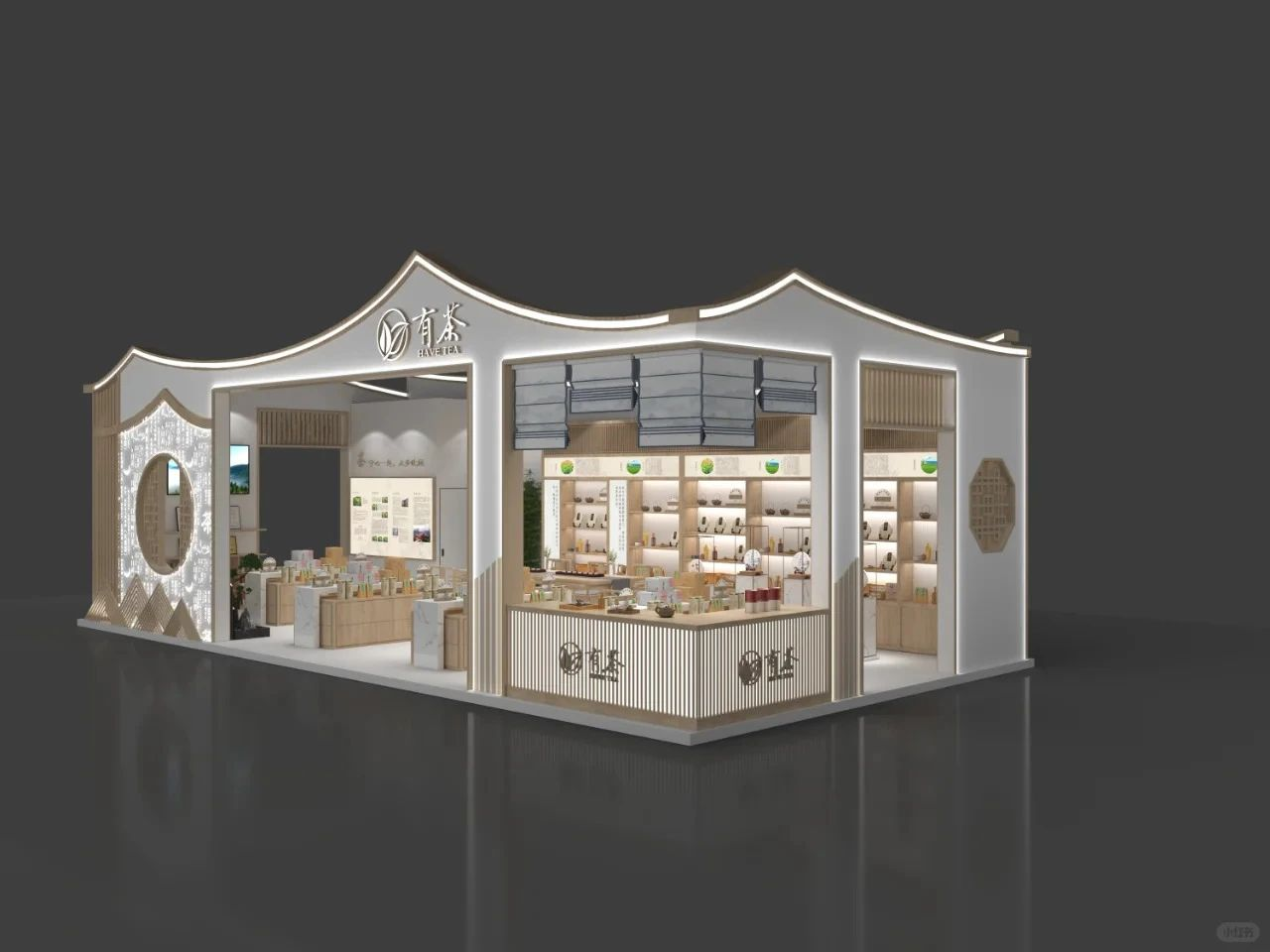 展台结构设计 展台结构设计