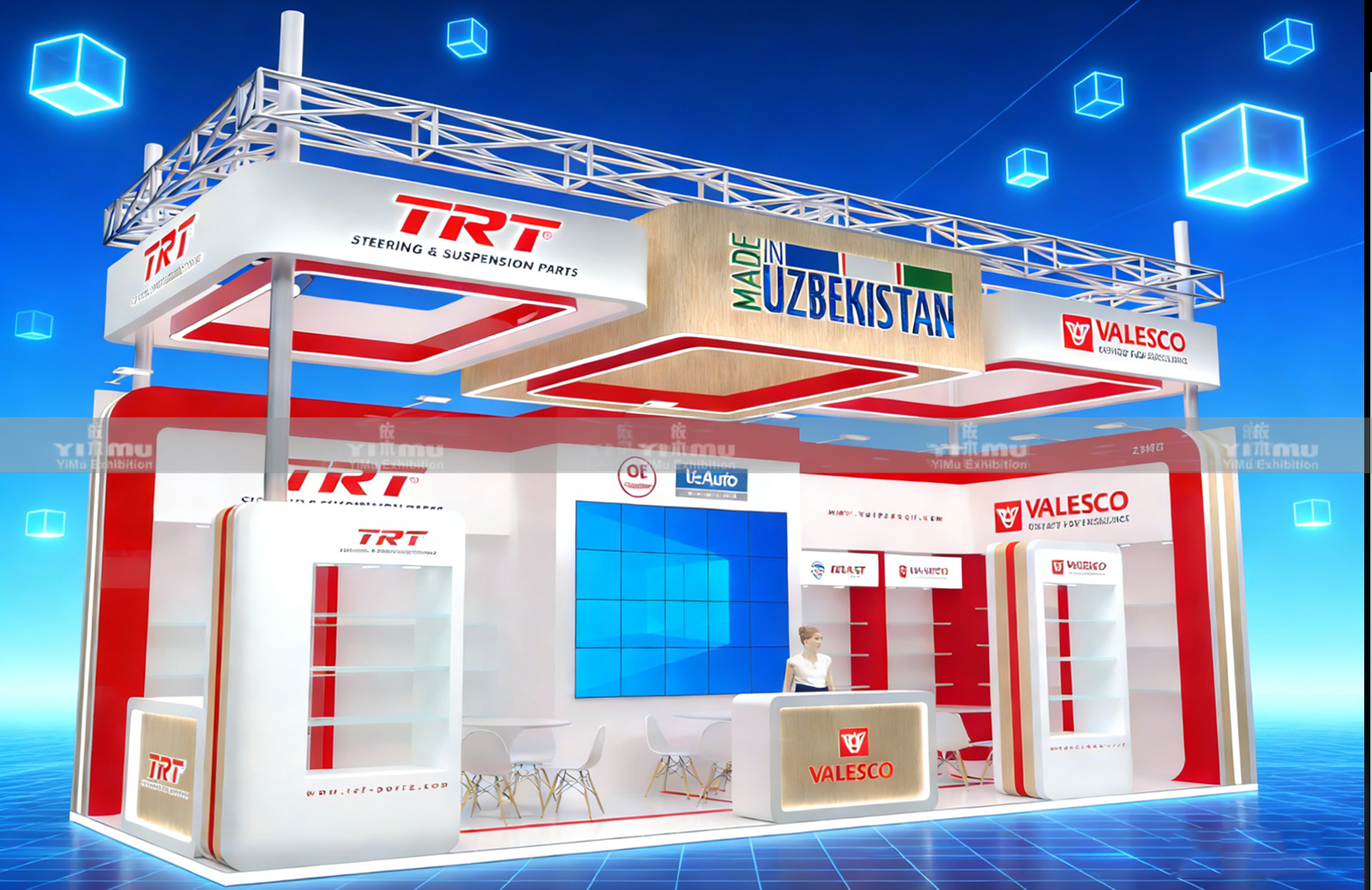 上海汽配展展台设计